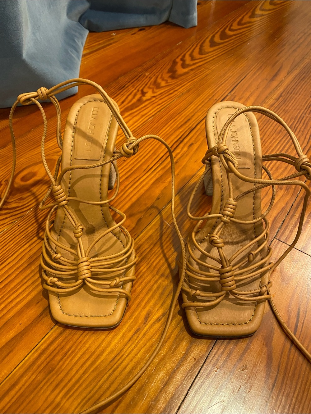 Ulla Johnson Tan Leather Heeled Sandals